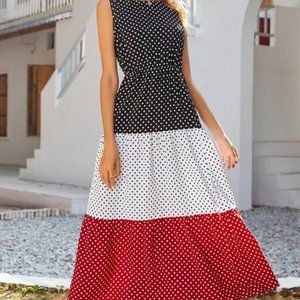 Messina Color Block Dress